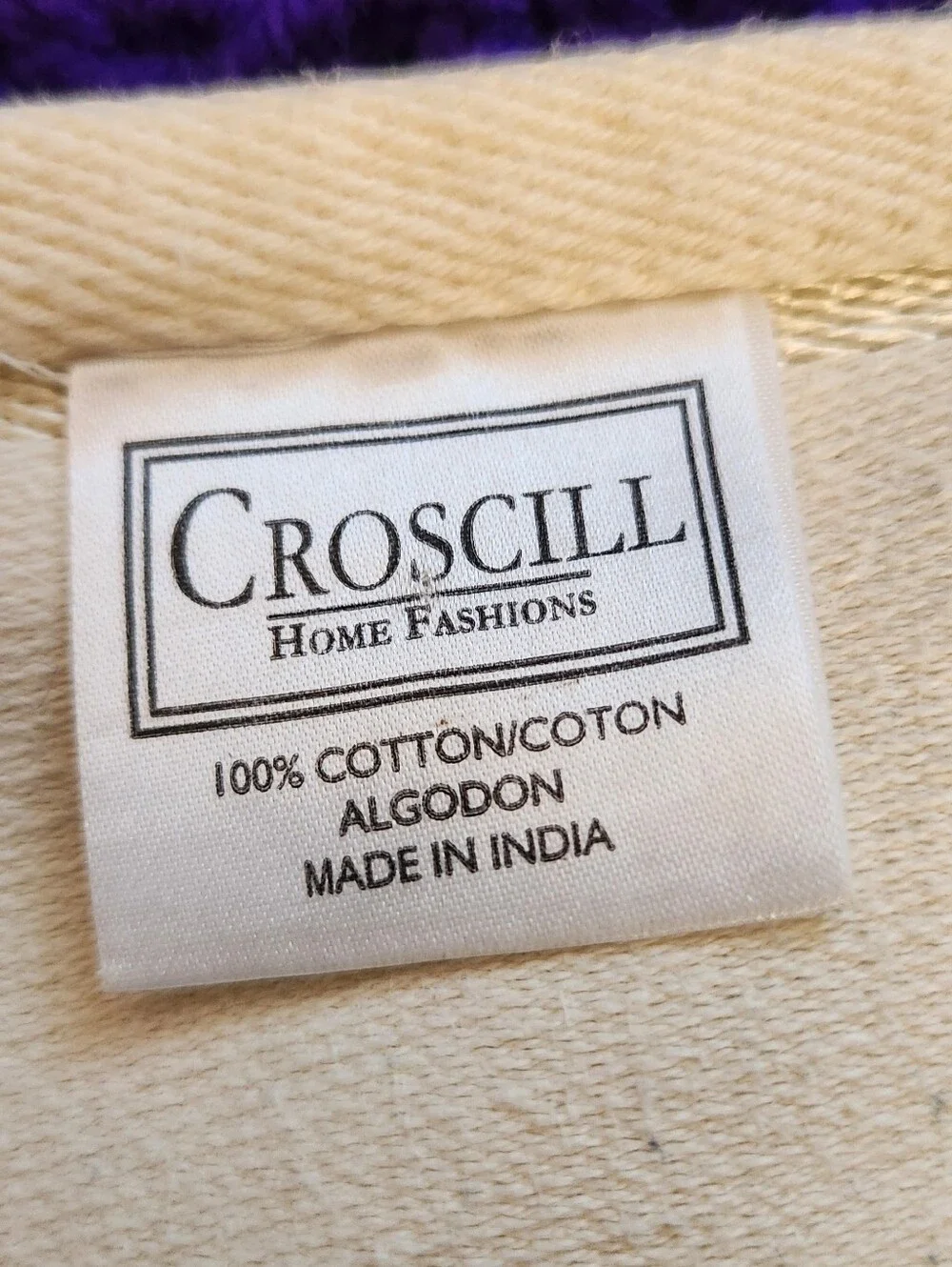CHERI BLUM Original Artwork Croscill Home Fashions Floral Washcloth Set Of 2